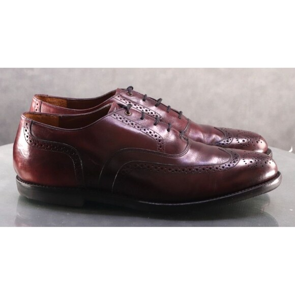 Johnston & Murphy Vintage Men\'s Wingtip Dress Shoes Size 9 D Leather Cognac main image 6